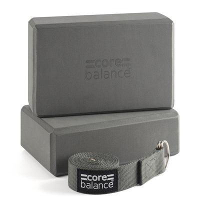 Foam Yoga Block & Strap Set