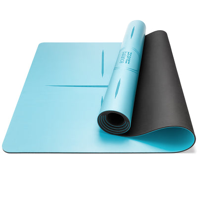 Rubber Alignment Yoga Mat
