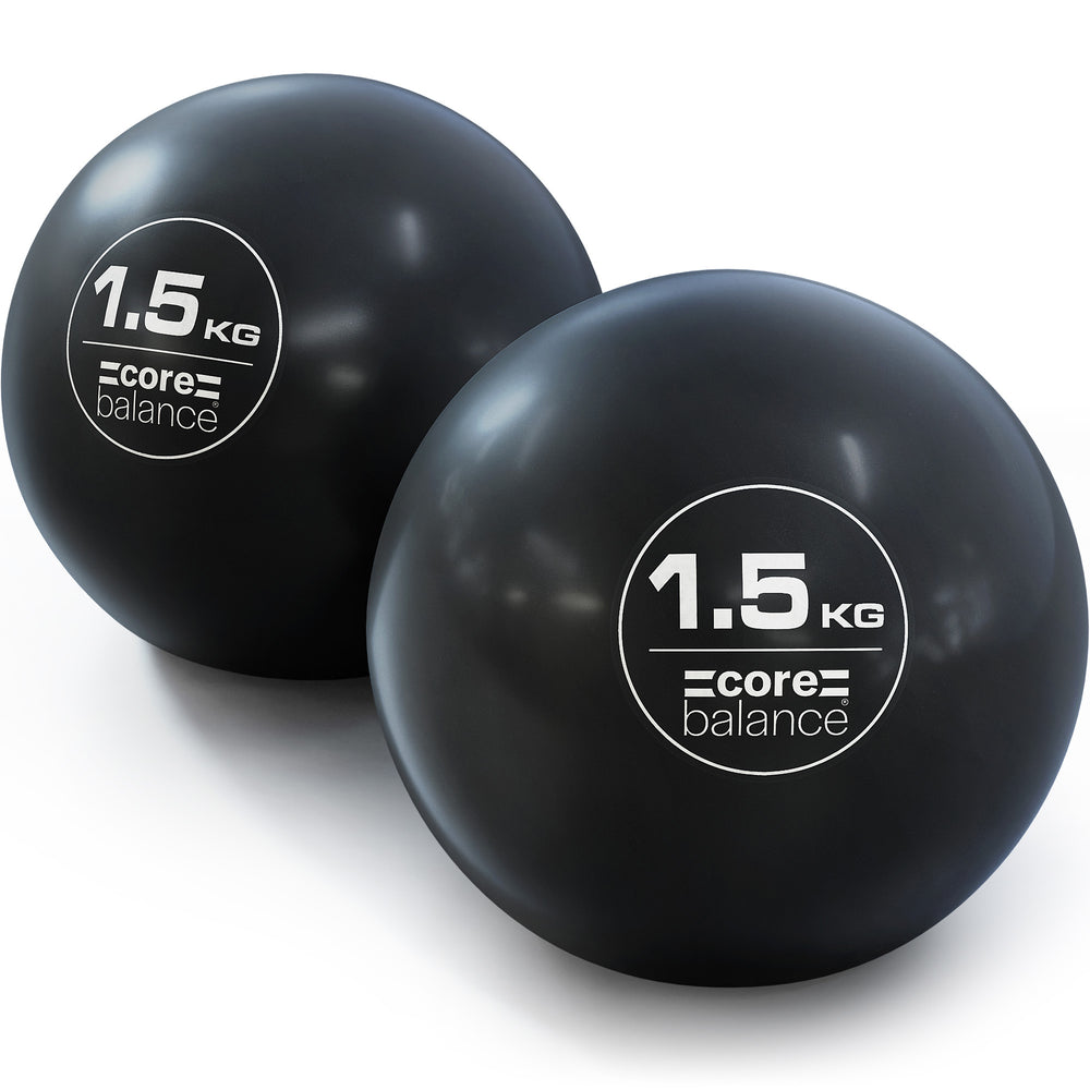 Weighted Toning Balls | 2 x 0.5kg to 1.5kg | Core Balance
