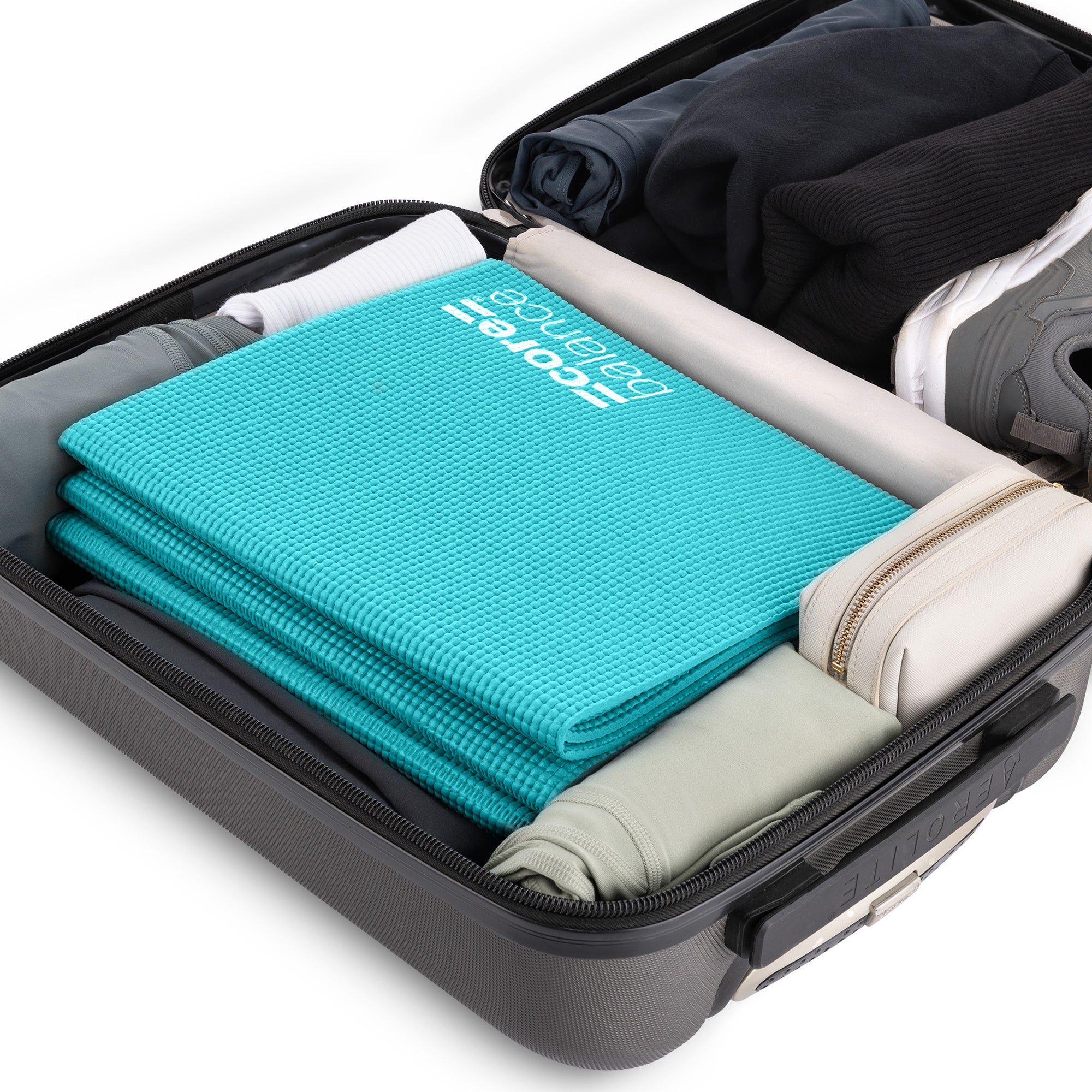 Foldable PVC Travel Yoga Mat | Core Balance