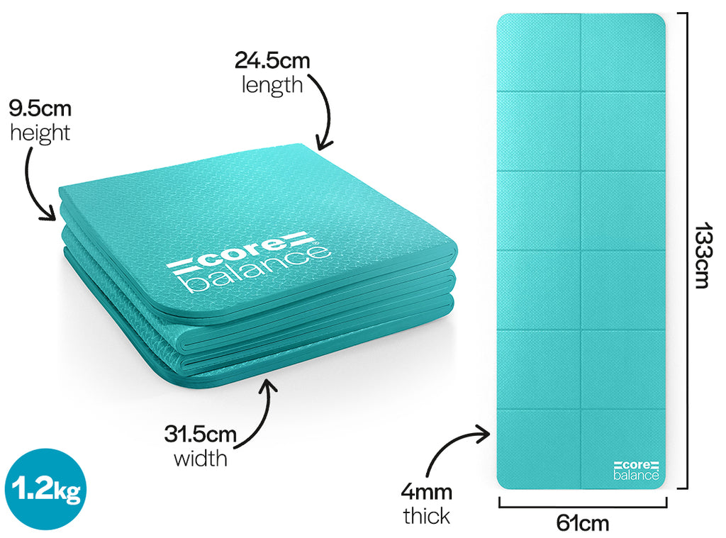 Foldable TPE Travel Yoga Mat dimension image